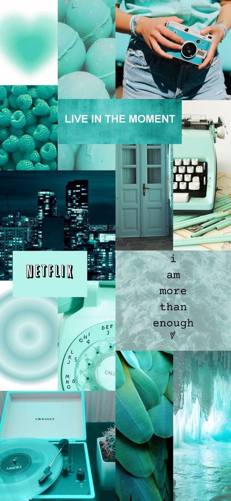 Turquoise Aesthetic Wallpaper