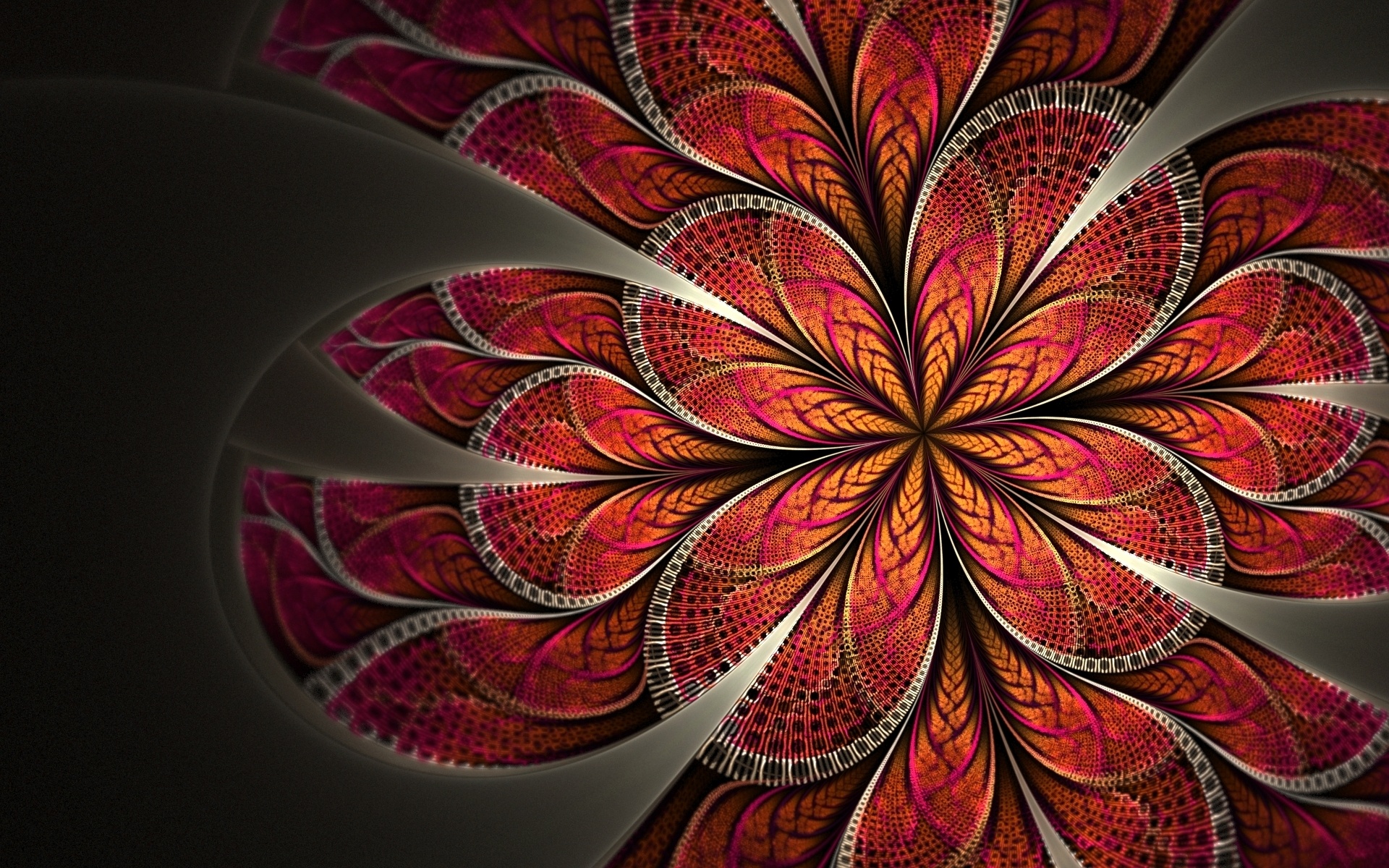 Flower Pattern Abstract Wallpaper