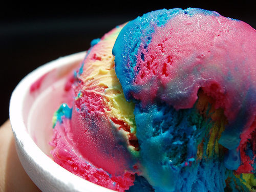 Colourful Ice Cream Colors Photo