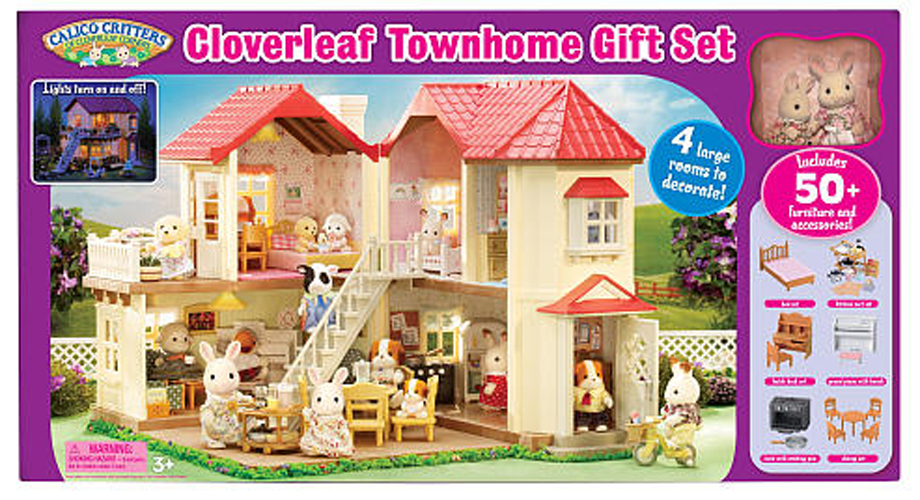 Calico Critters Cc2066 Luxury Townhome Gift Set Townhouse New