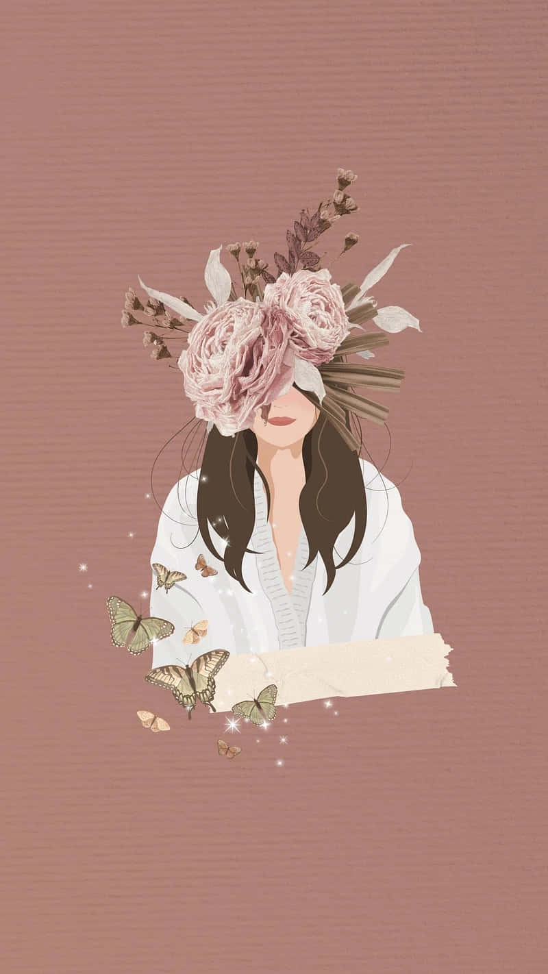 Preppy Girl Aesthetic Wallpaper