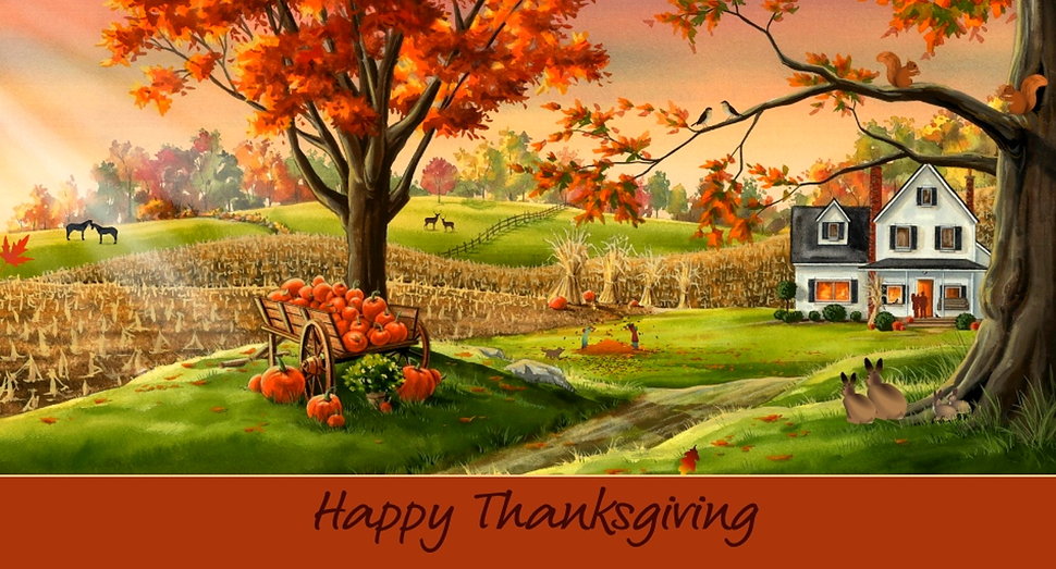 Happy Thanksgiving  Beneath the Tangles