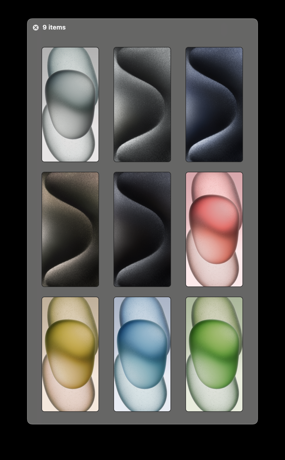 Get All Of The New iPhone Pro Default Wallpaper Osxdaily