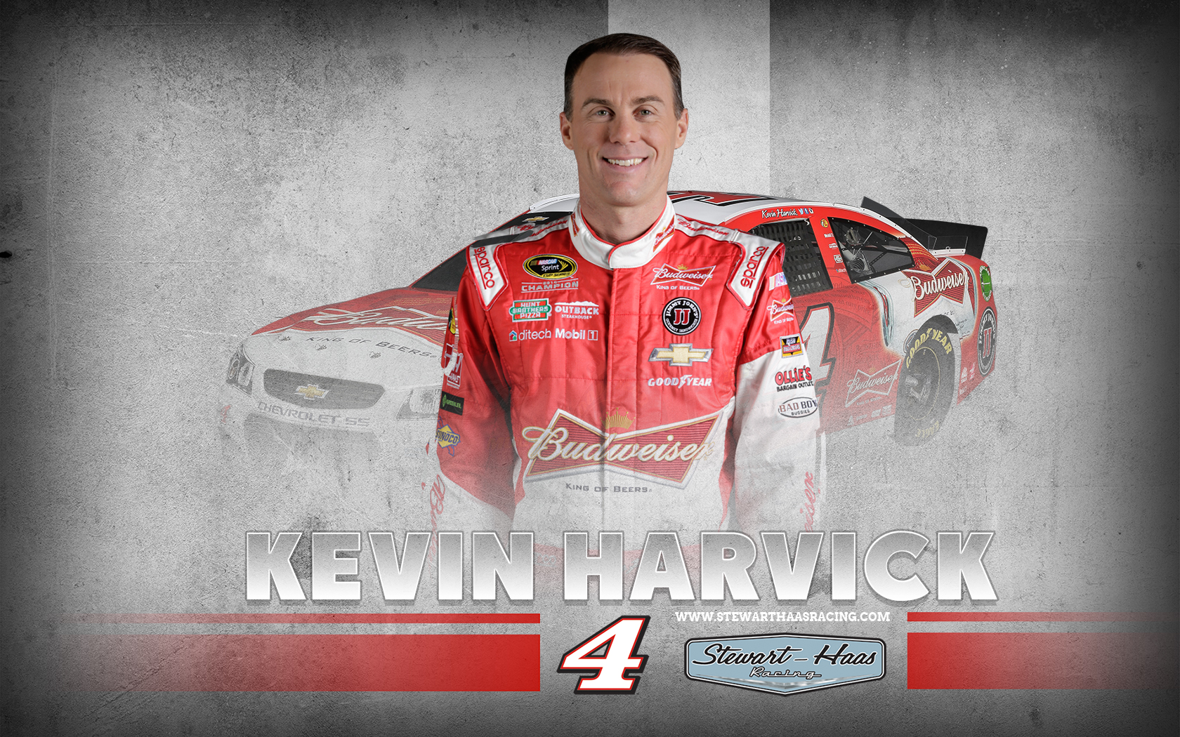 Download Kevin Harvick Dusty Track Wallpaper  Wallpaperscom