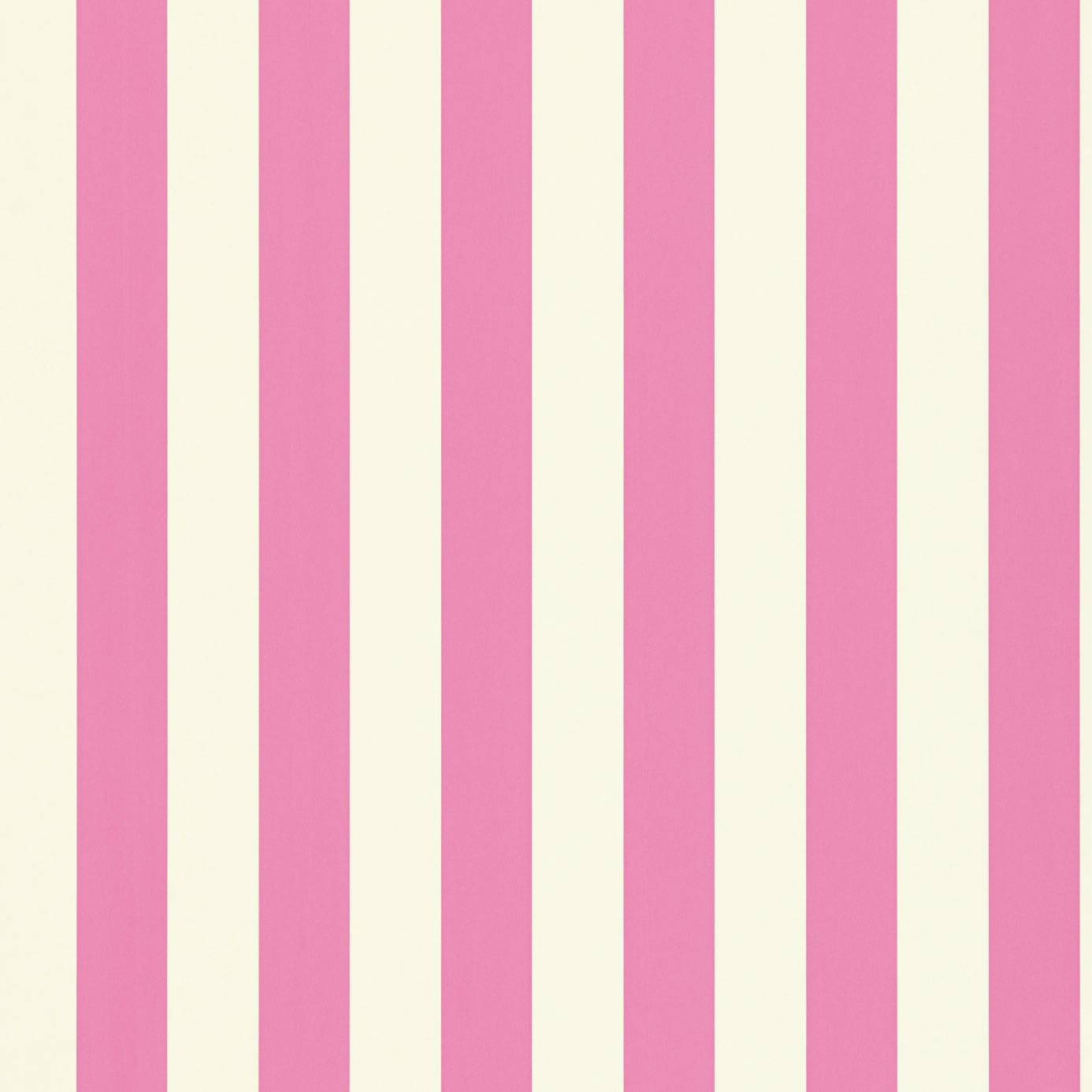 All About Me Fabrics Wallpaper Mimi Stripe Pink White
