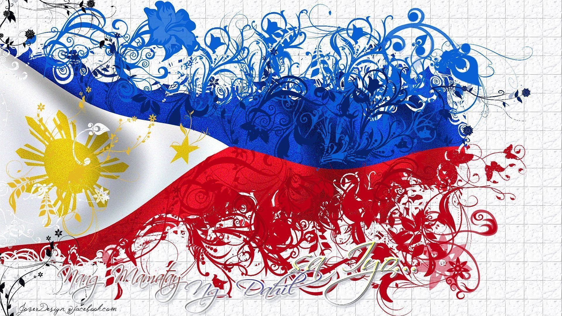 Download Philippines Flag Wallpaper Image By Jeffreyw Philippines Flag Wallpapers