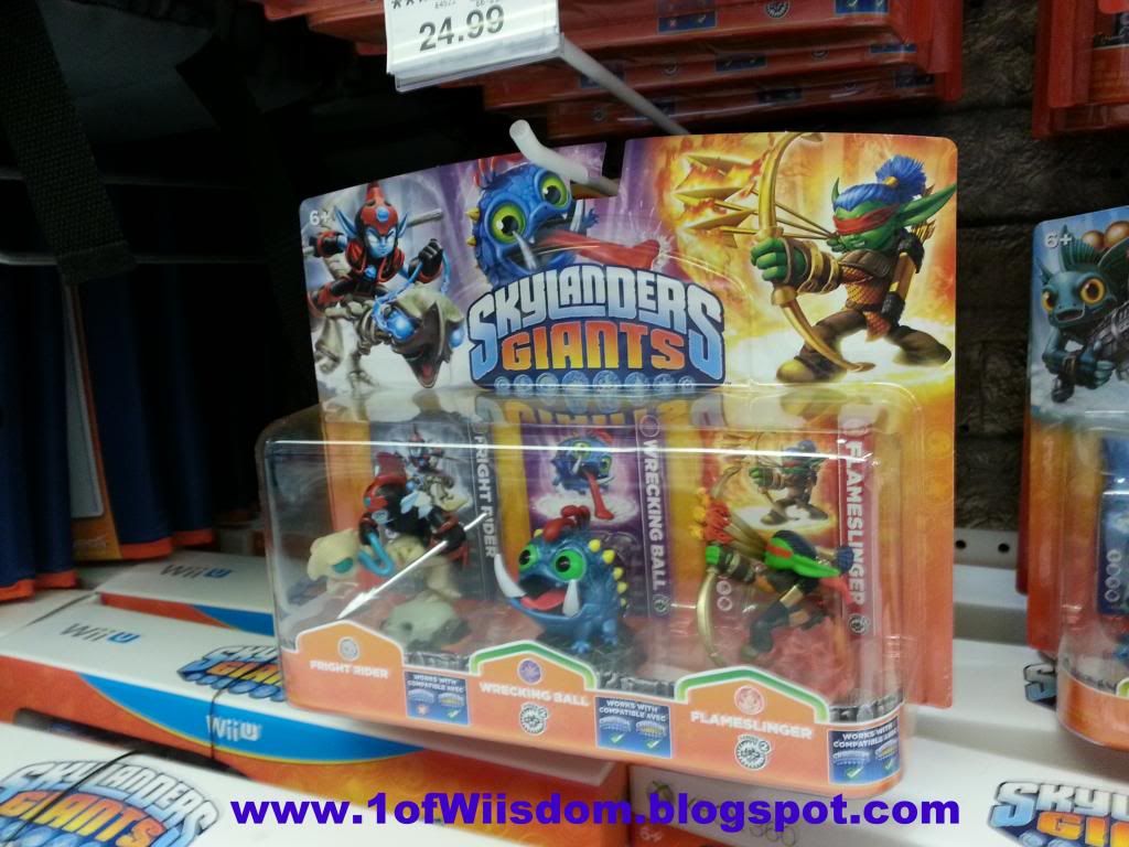 Wiisdom Skylanders Giants Triple Pack Fright Rider Wrecking