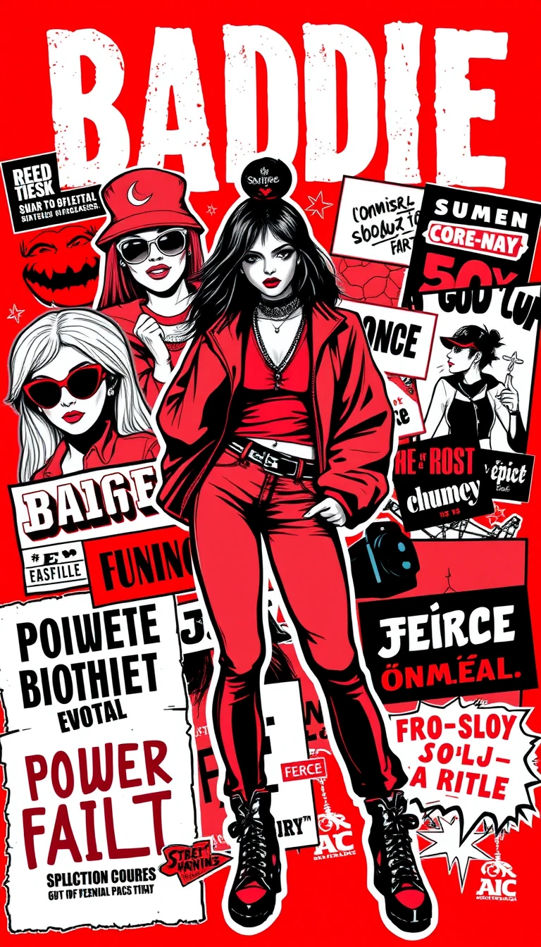 Baddie Wallpaper Red