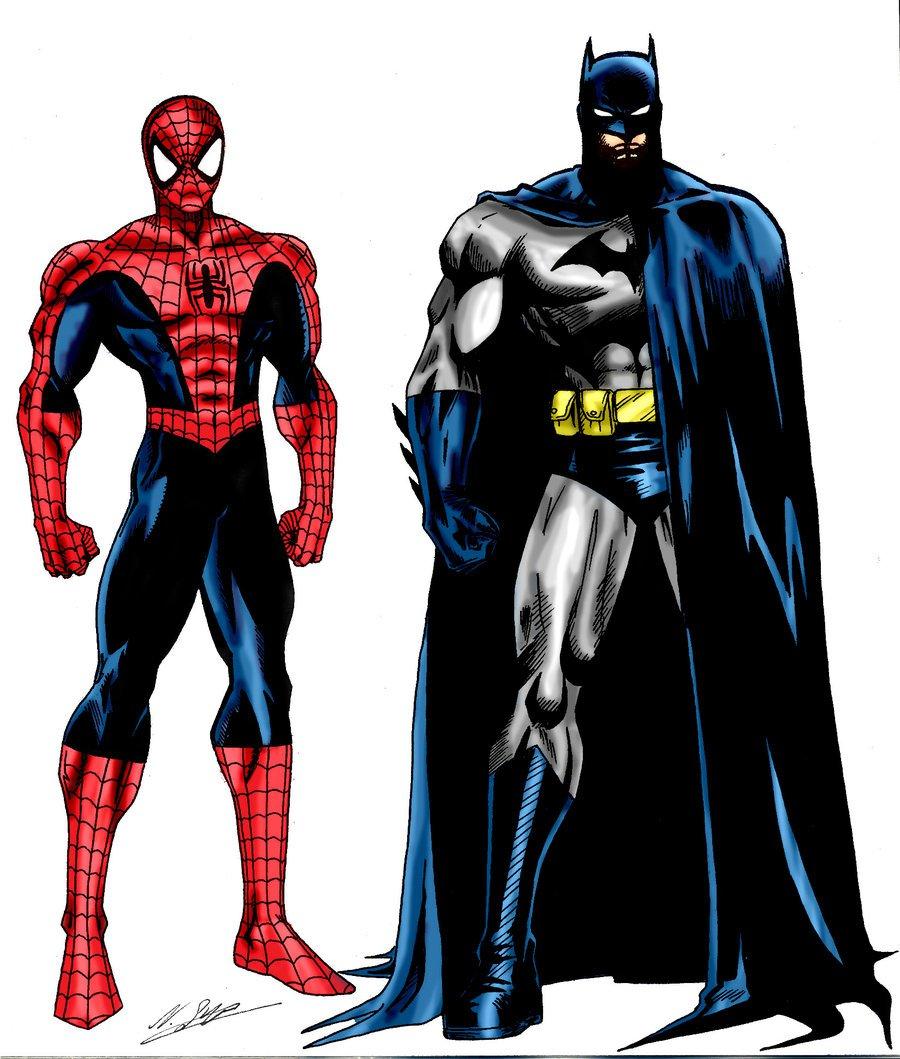 Spider Man And Batman Teamed Up By Cyberman001