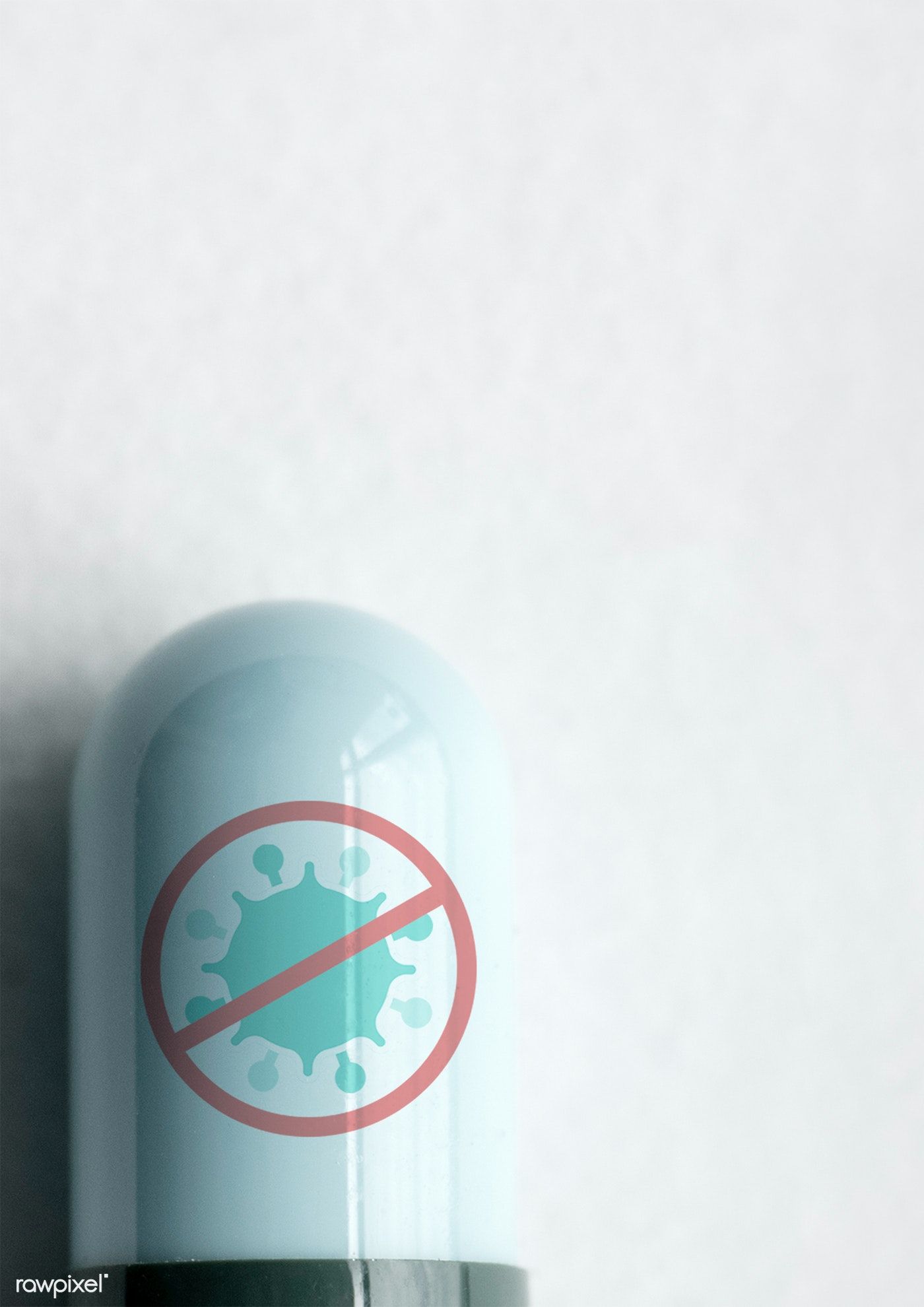 Antiviral Medication On A White Background Image By