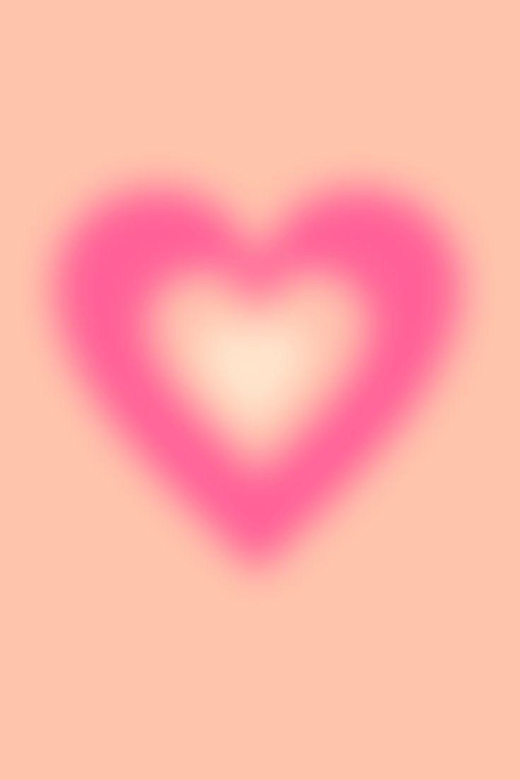 Aura Heart Wallpaper Pink