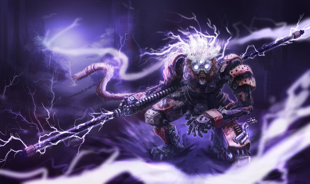 Amazing Artwork Named Cyborg Wukong Escape From Zaun By
