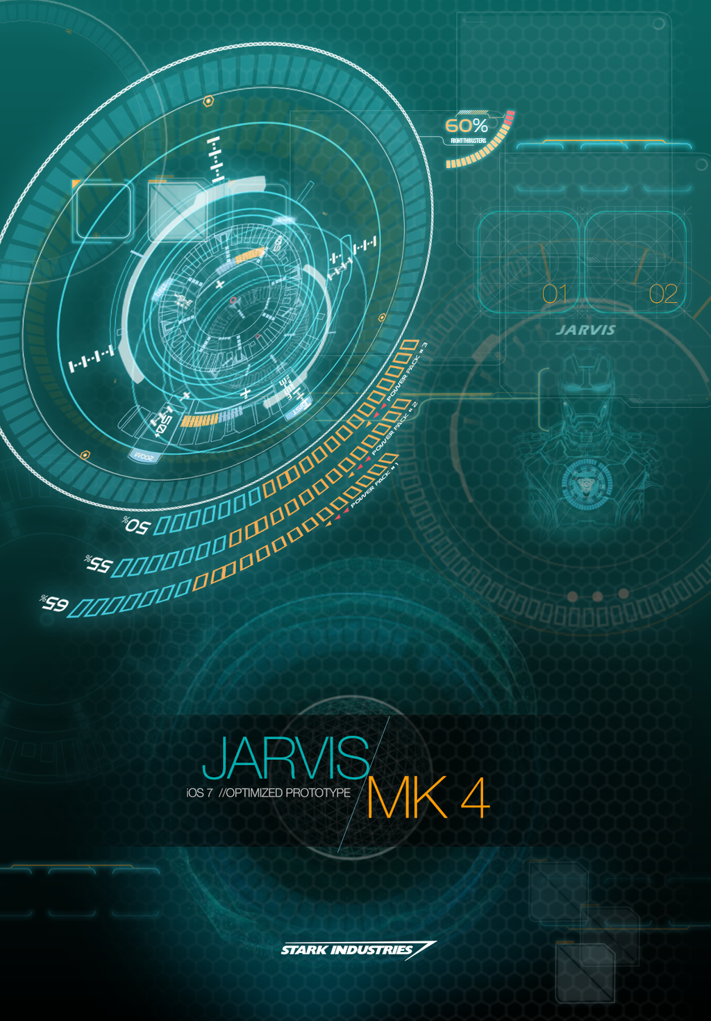Jarvis Mark Ios Optimized Wallpaper By Hyugewb