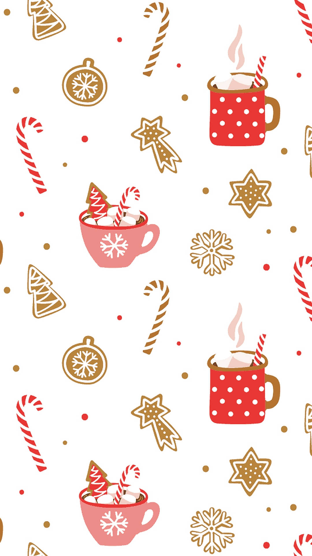 Cute Christmas Background Wallpaper