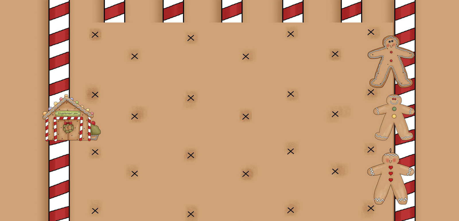 And New Background For Christmas Called Gingerbread House