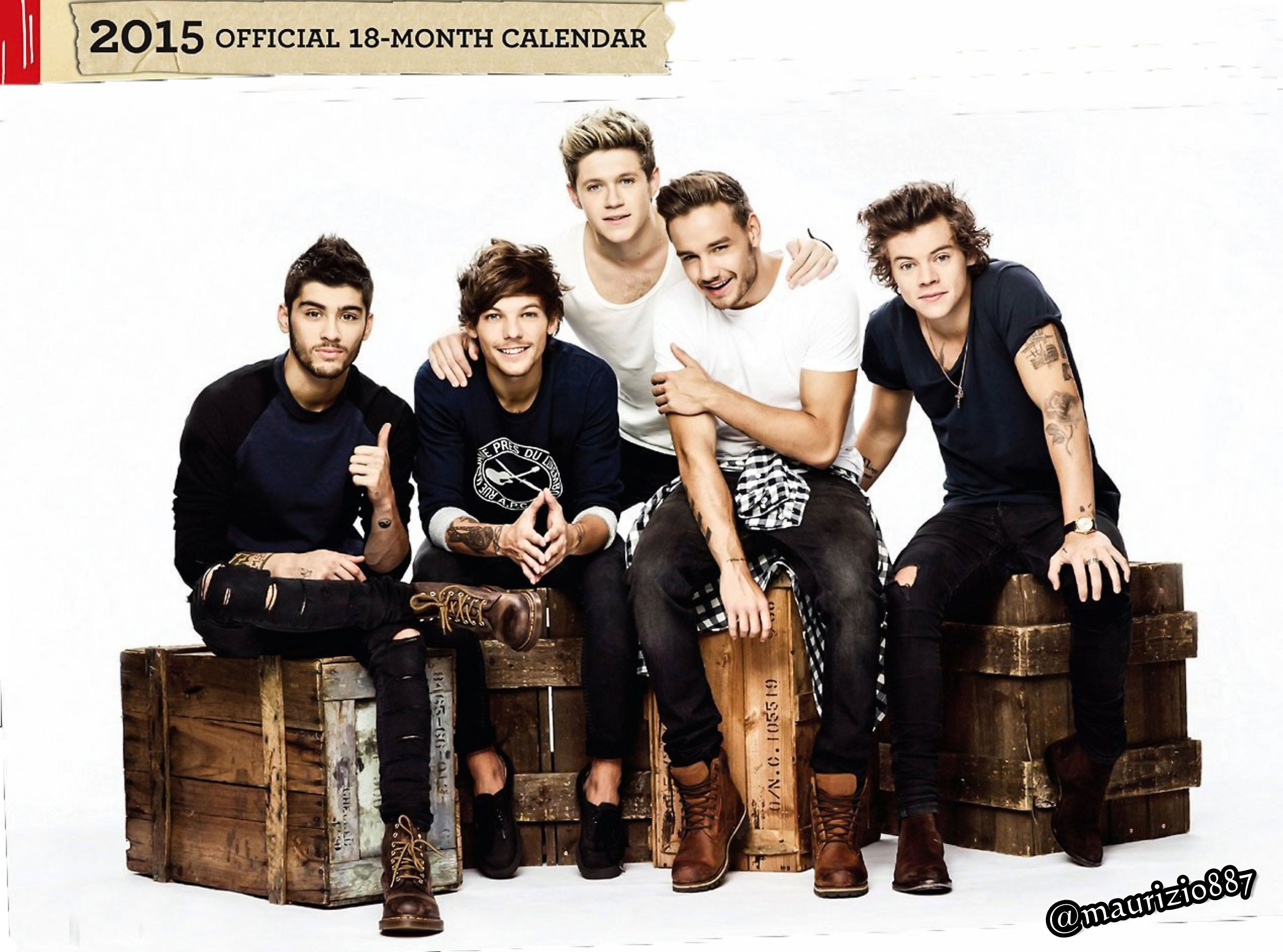 One Direction Official Calendar Photo