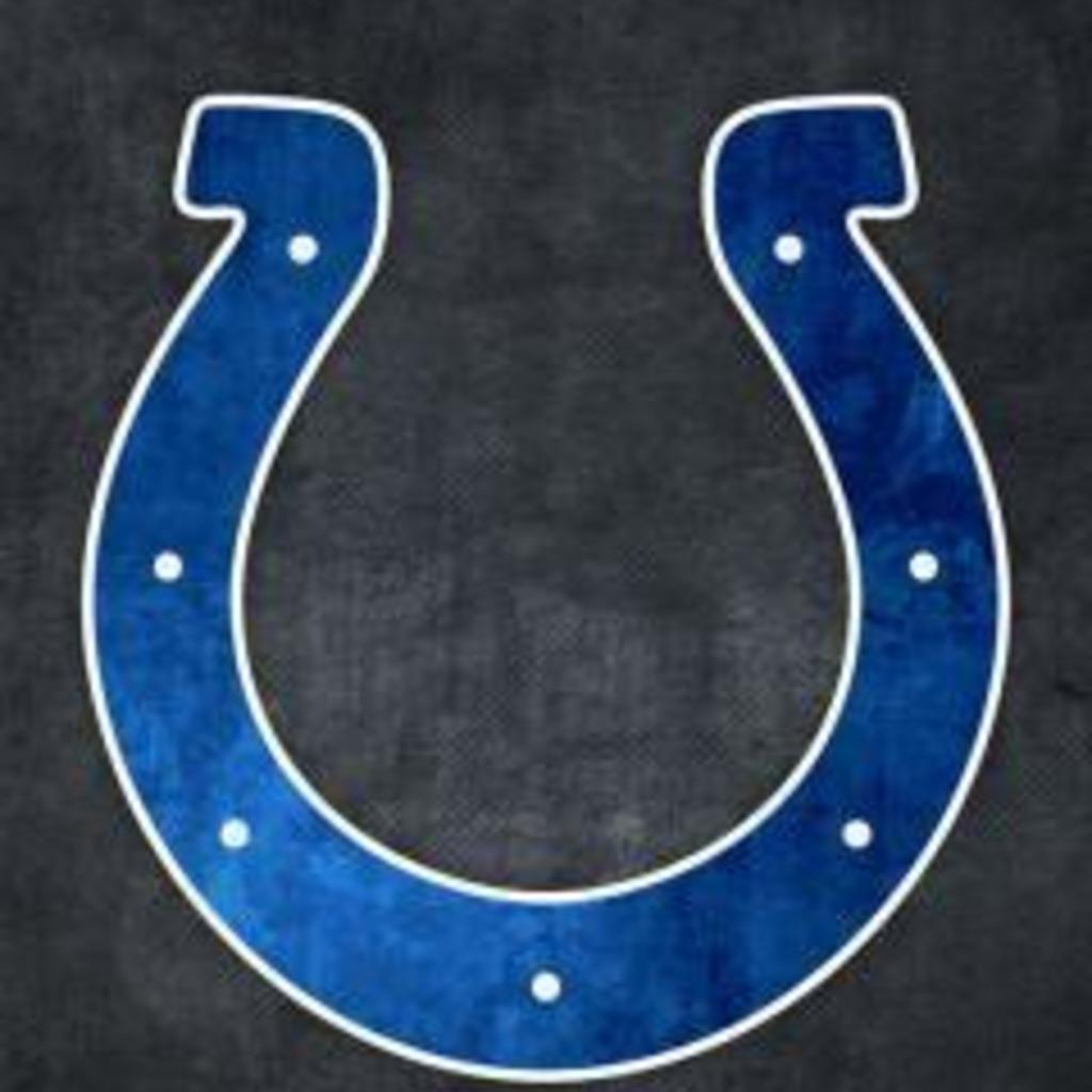 Indianapolis Colts Grungy Wallpaper For Apple iPad