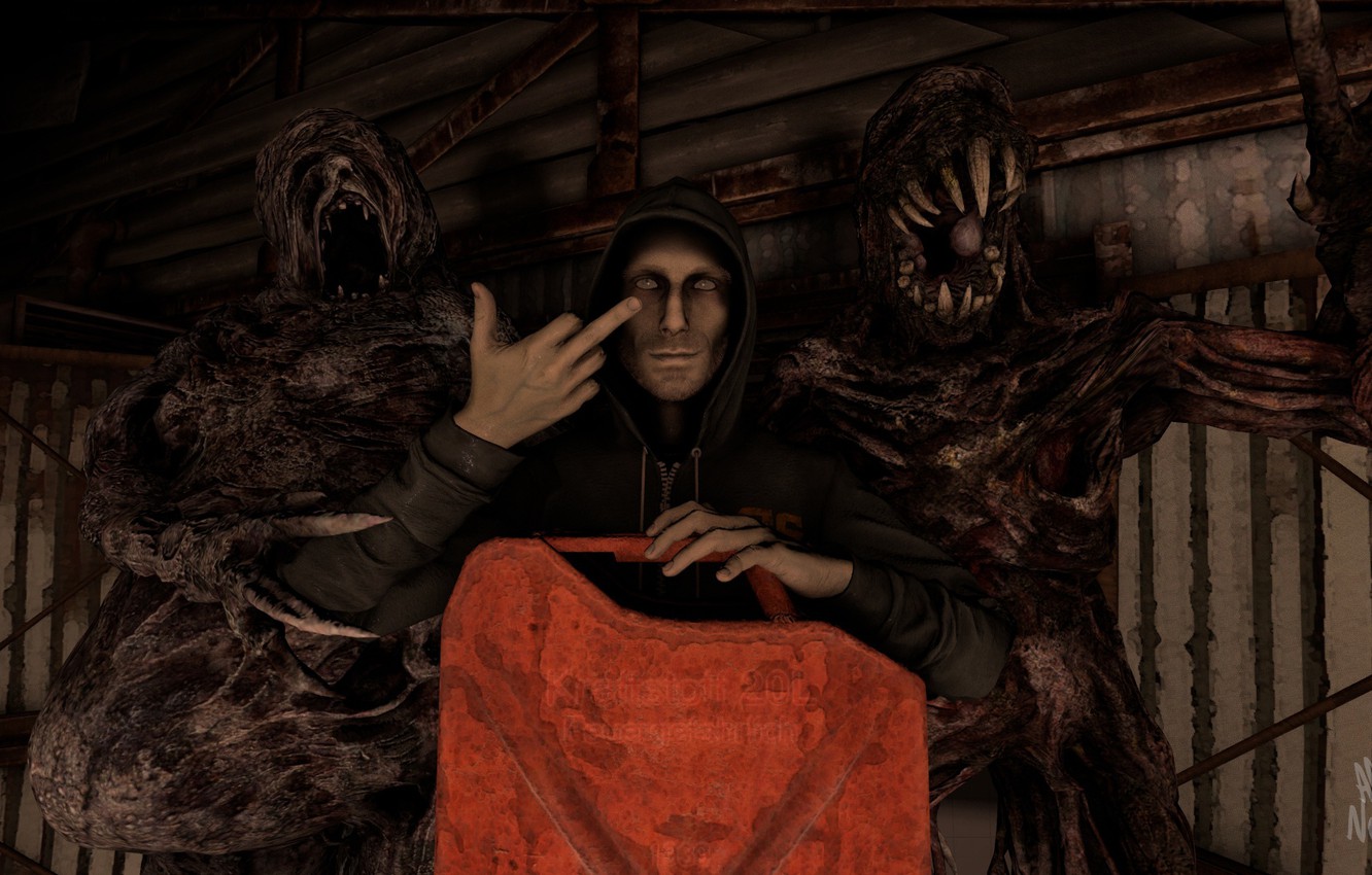 Wallpaper Monsters Horror Residen Evil Lucas