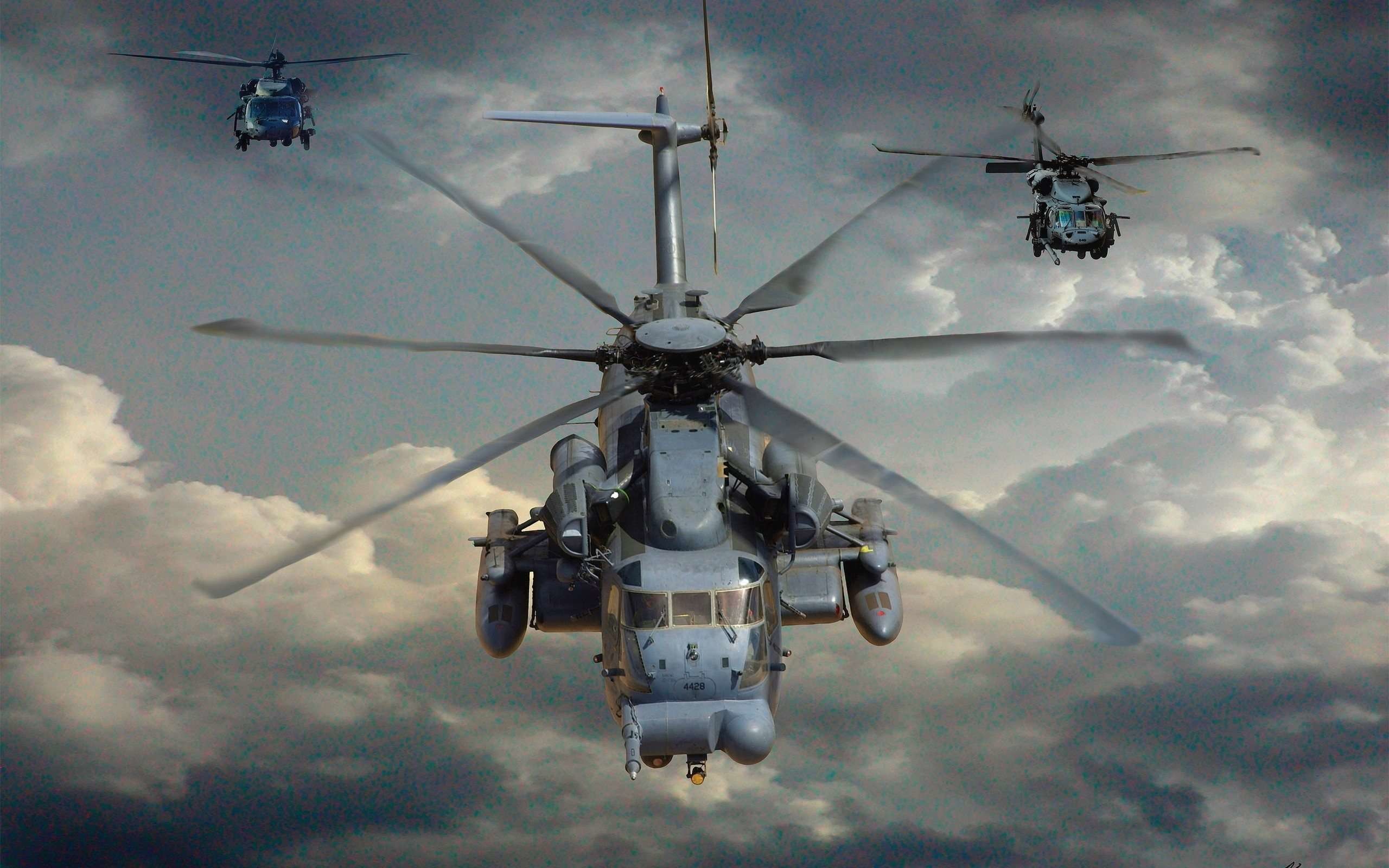Military Helicopters Wallpaper Image