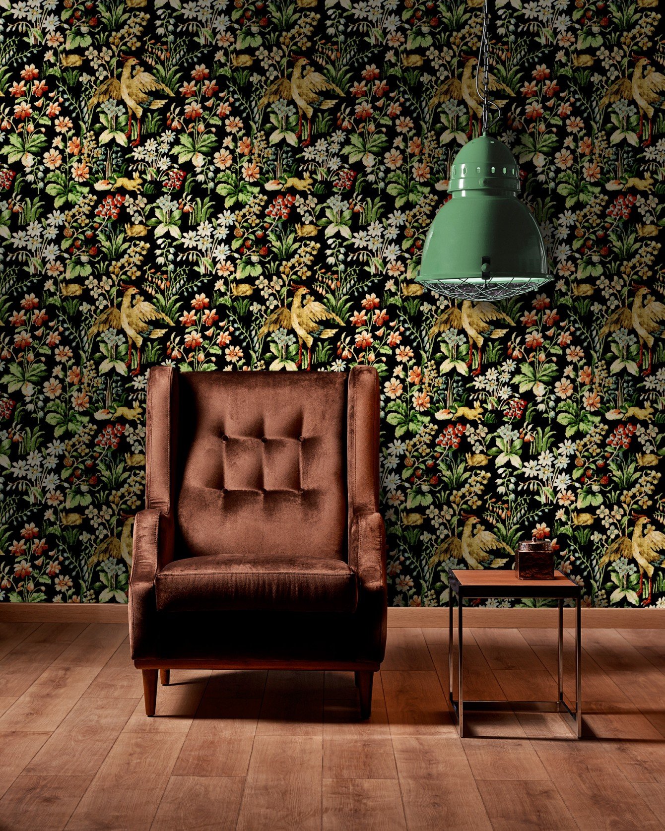 Floral Tapestry Wallpaper In Multi From The Eclectic Collection By