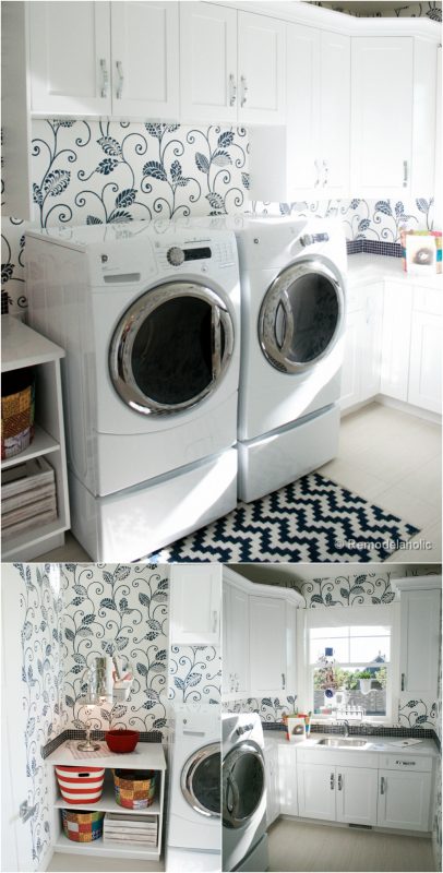 Wallpaper For Laundry Room Ideas