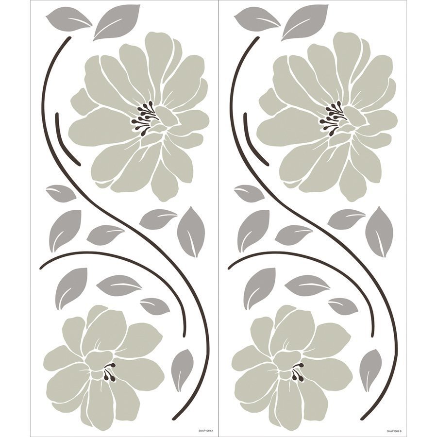 Free download allen roth LW1343118 32 Pack Floral Wall Stickers Lowes
