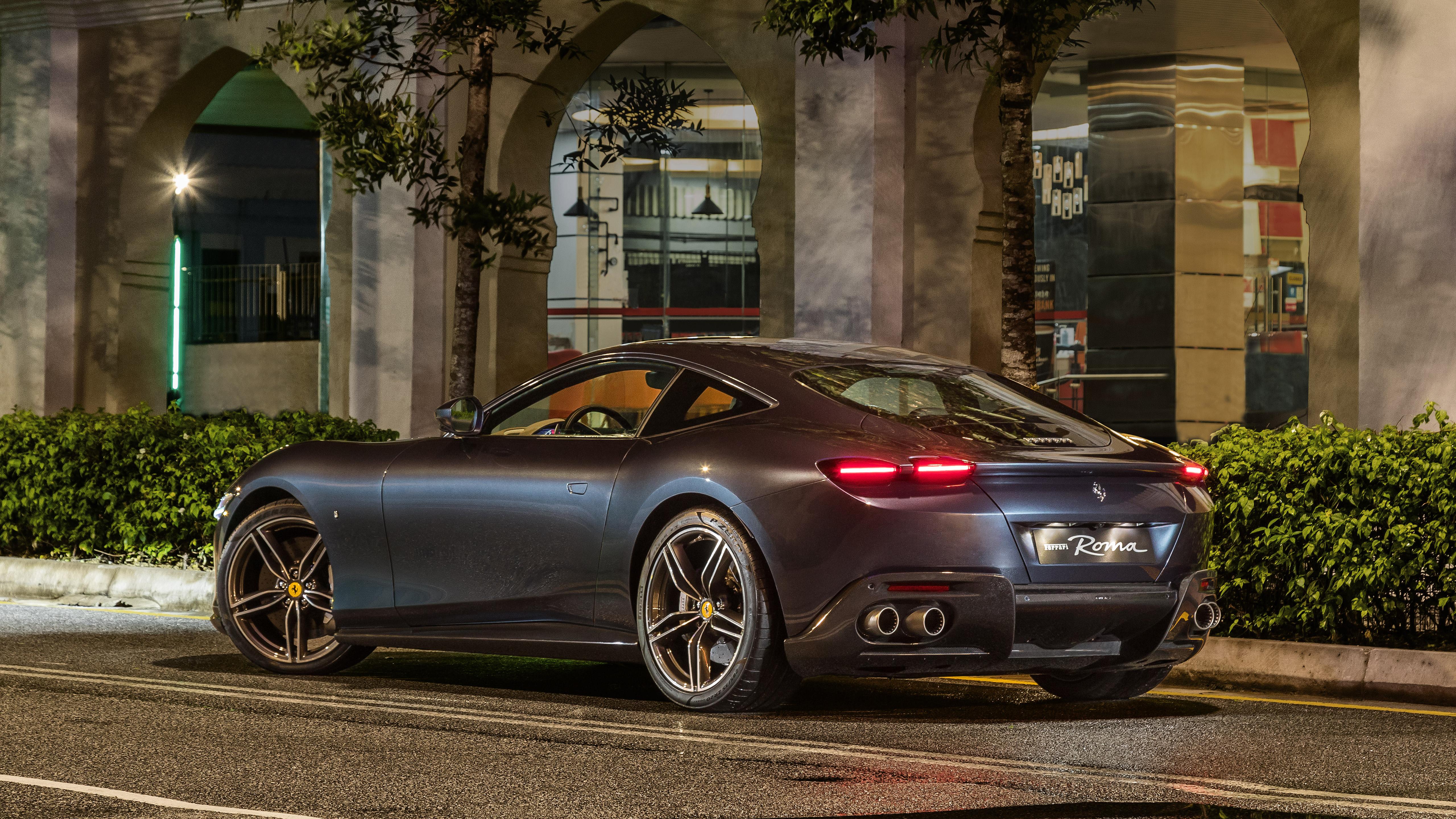 Ferrari Roma 5k Wallpaper HD Car