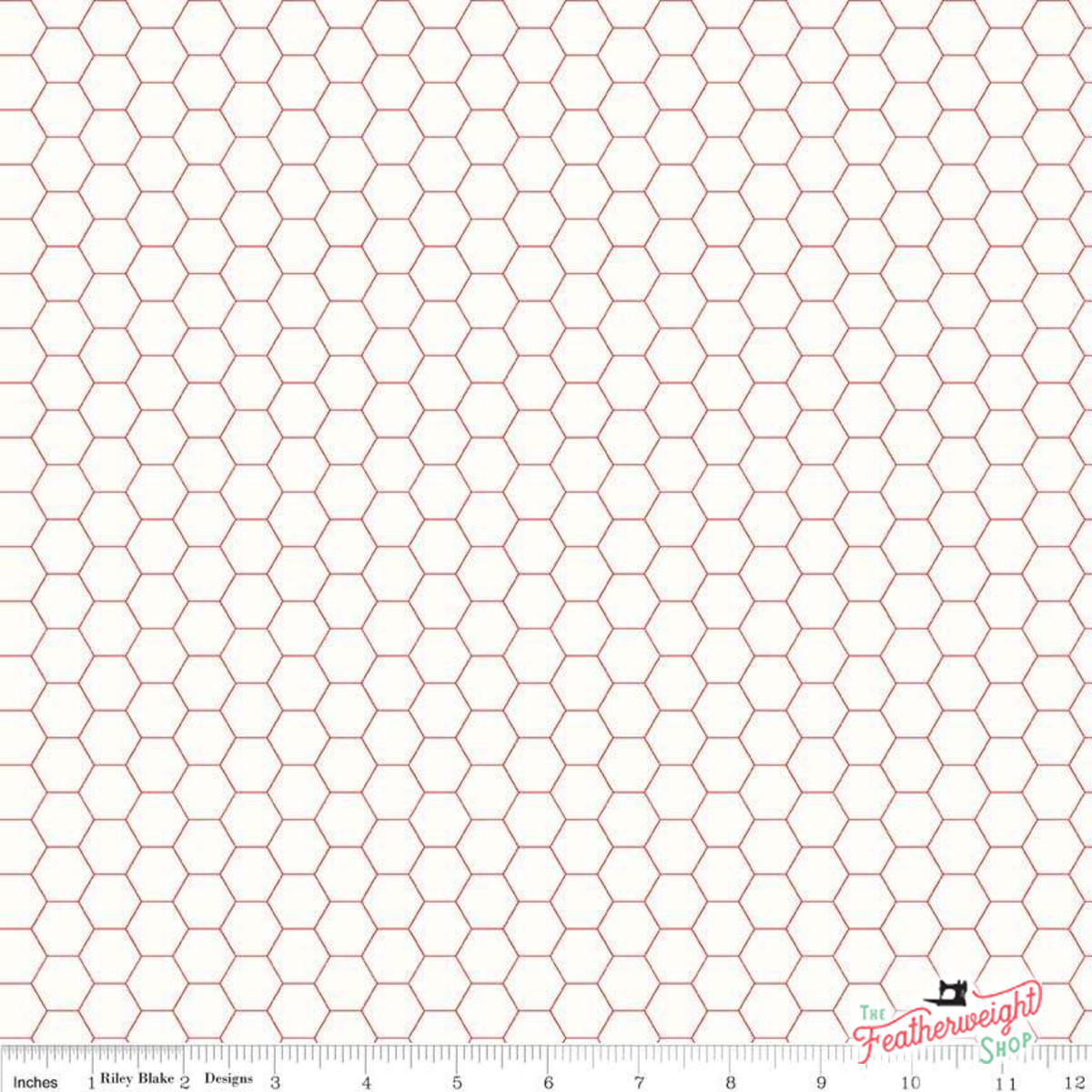 Fabric Bee Background By Lori Holt Honeyb Red The Yard