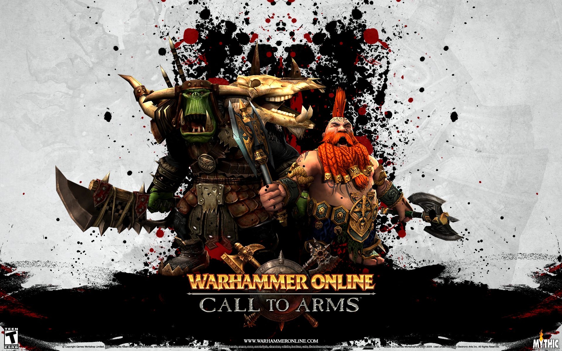 Wallpaper Warhammer Soldier Orc Blood Online Call To