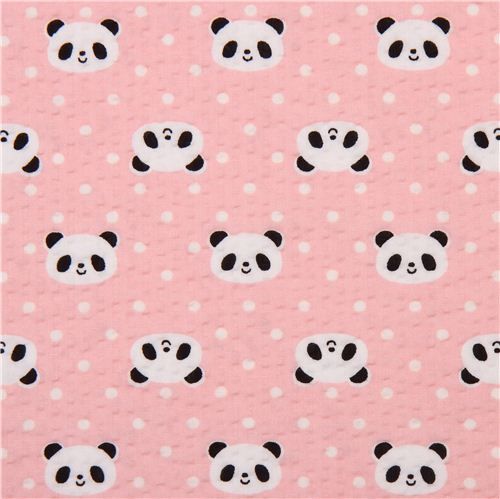 Pink Panda Fabric