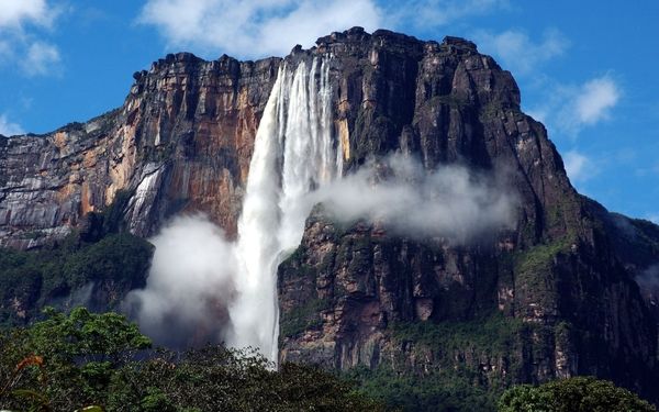 Landscapes Venezuela Waterfalls Angel Falls Wallpaper