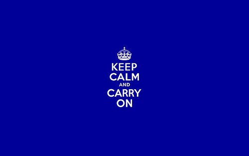Keep Calm and Carry On [Desktop Background] Per a great id