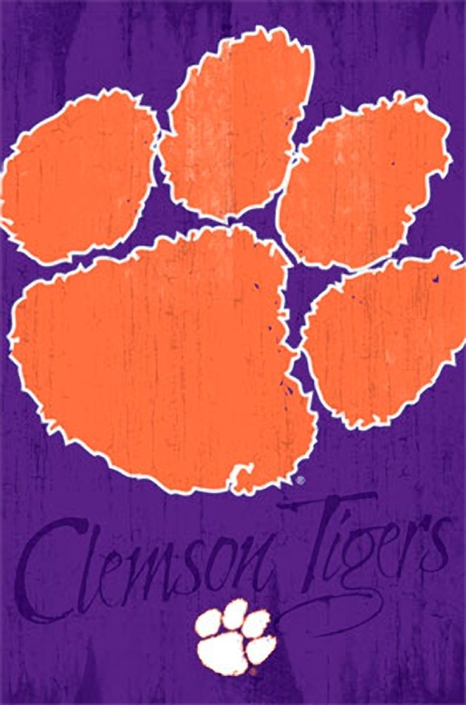 Clemson University Tigers Logo Wall Poster