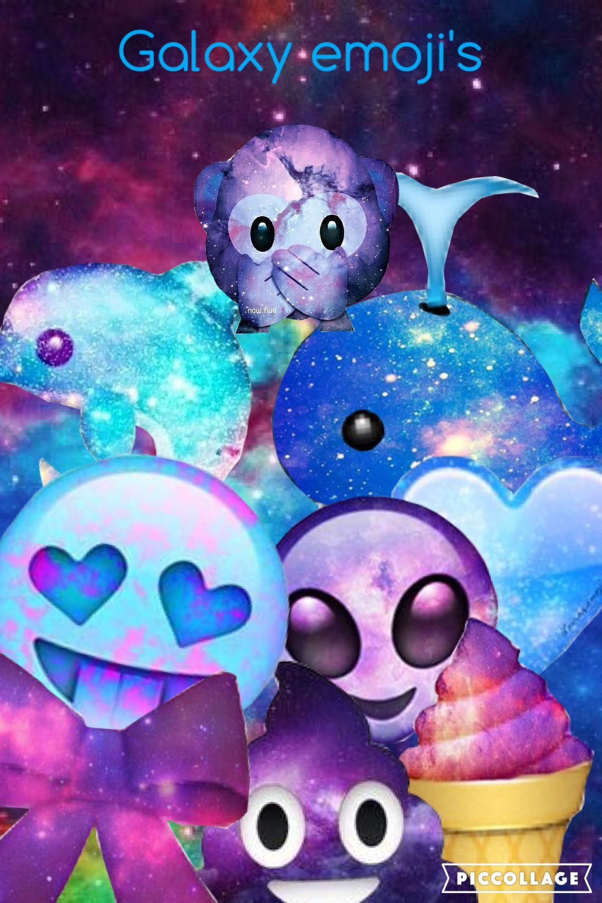 Galaxy Emojis Wallpaper Top Background
