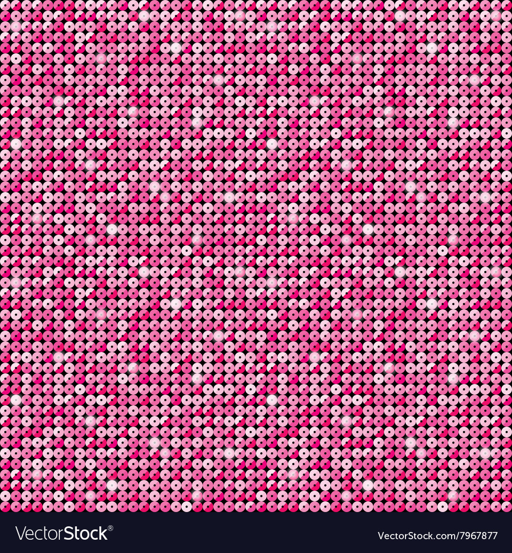 Pink Sequin Background Square Frame Eps Vector Image