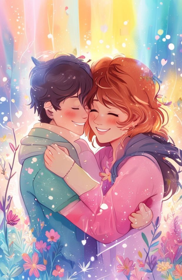 Anime Hug Wallpaper