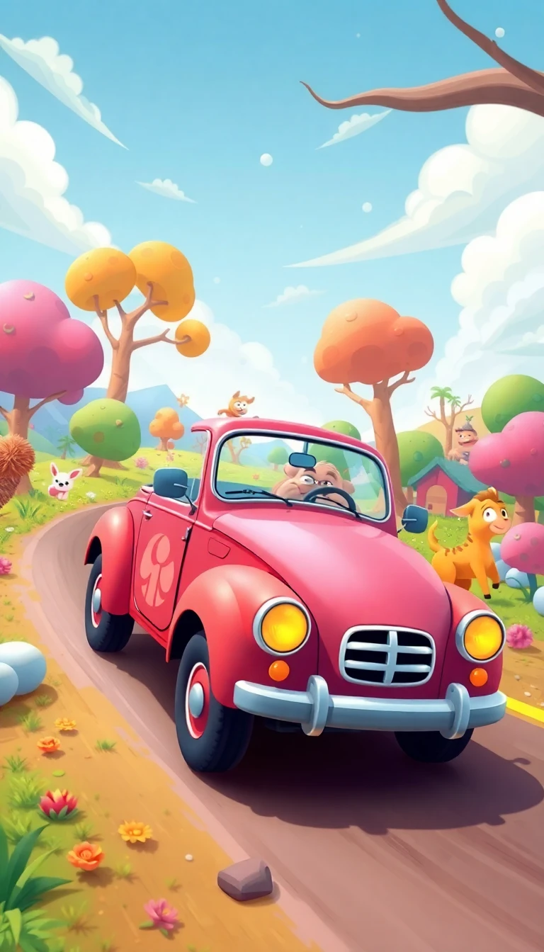 Wallpaper Cars Cartoon
