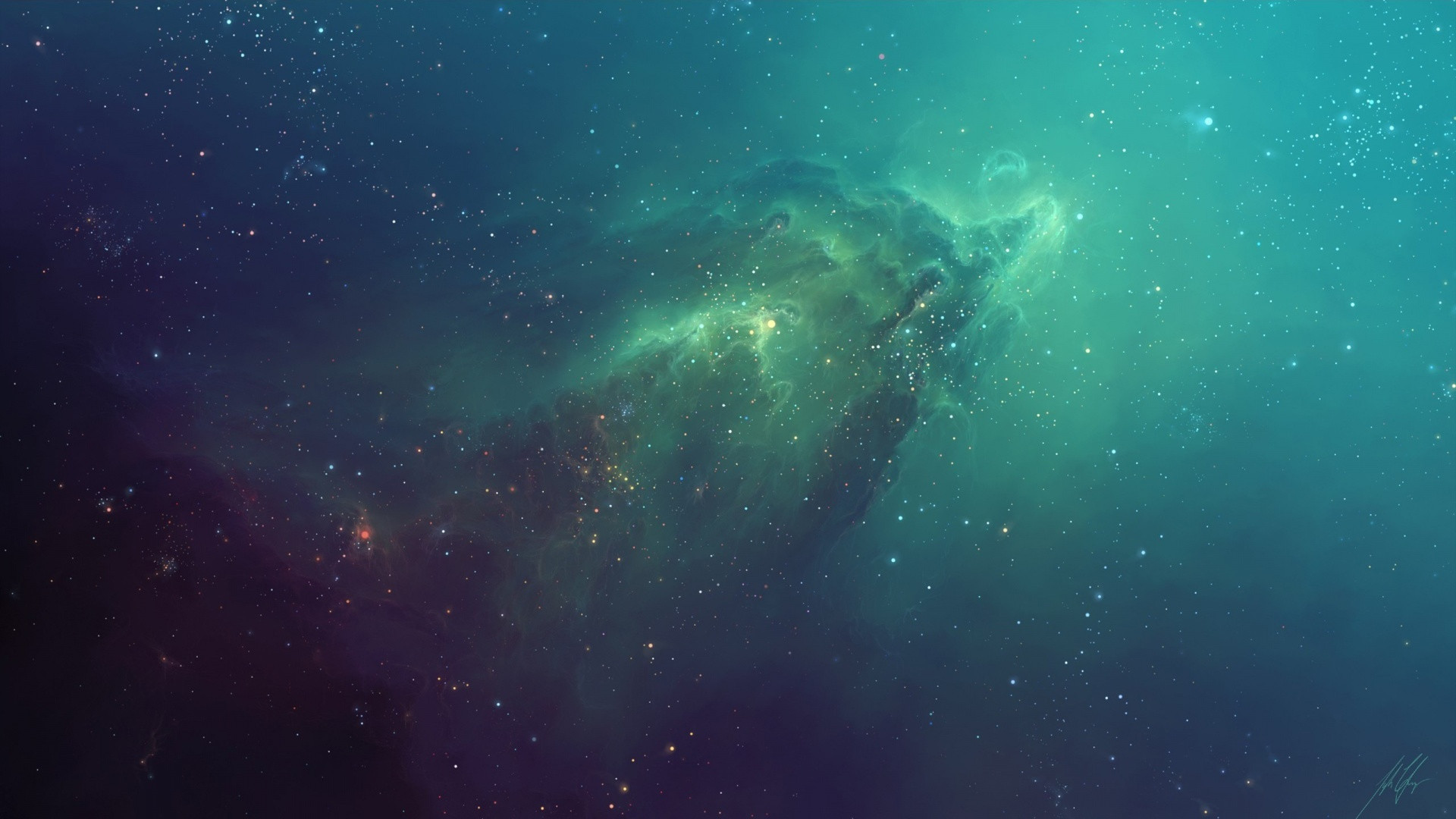 iOS 7 Nebula wallpaper I created a full res 2560x1440 version for my