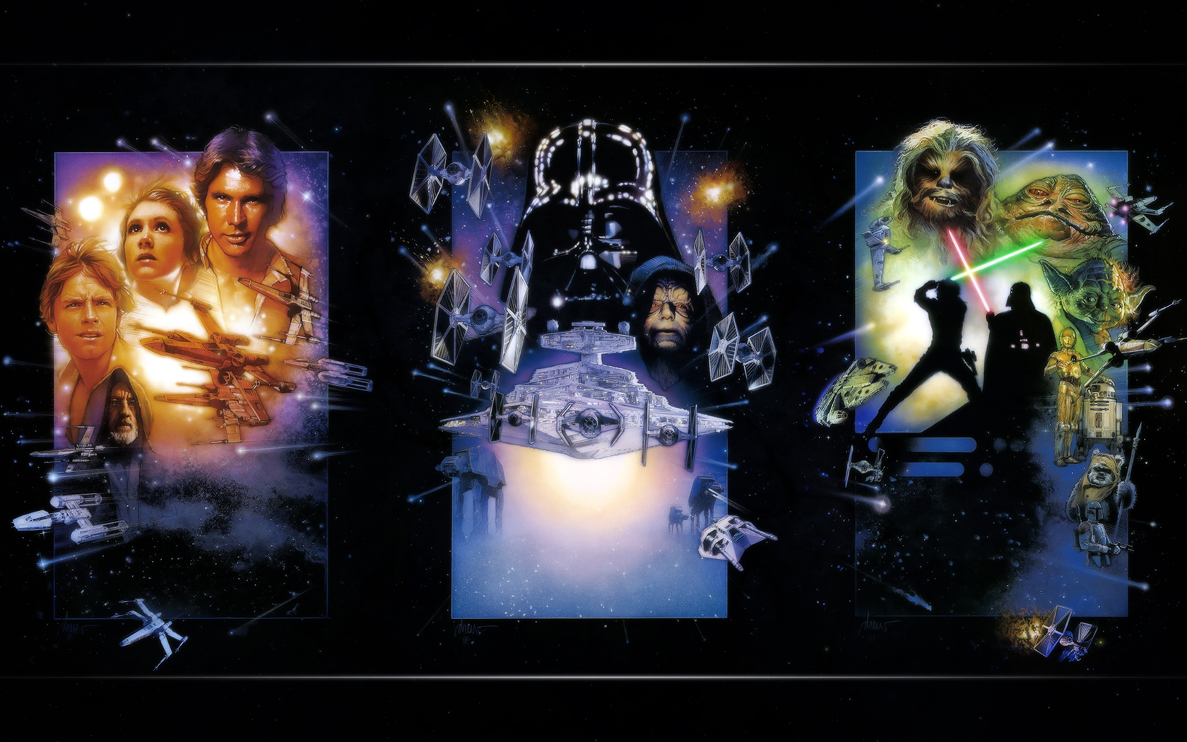 Star Wars Trilogy Puter Wallpaper Desktop Background