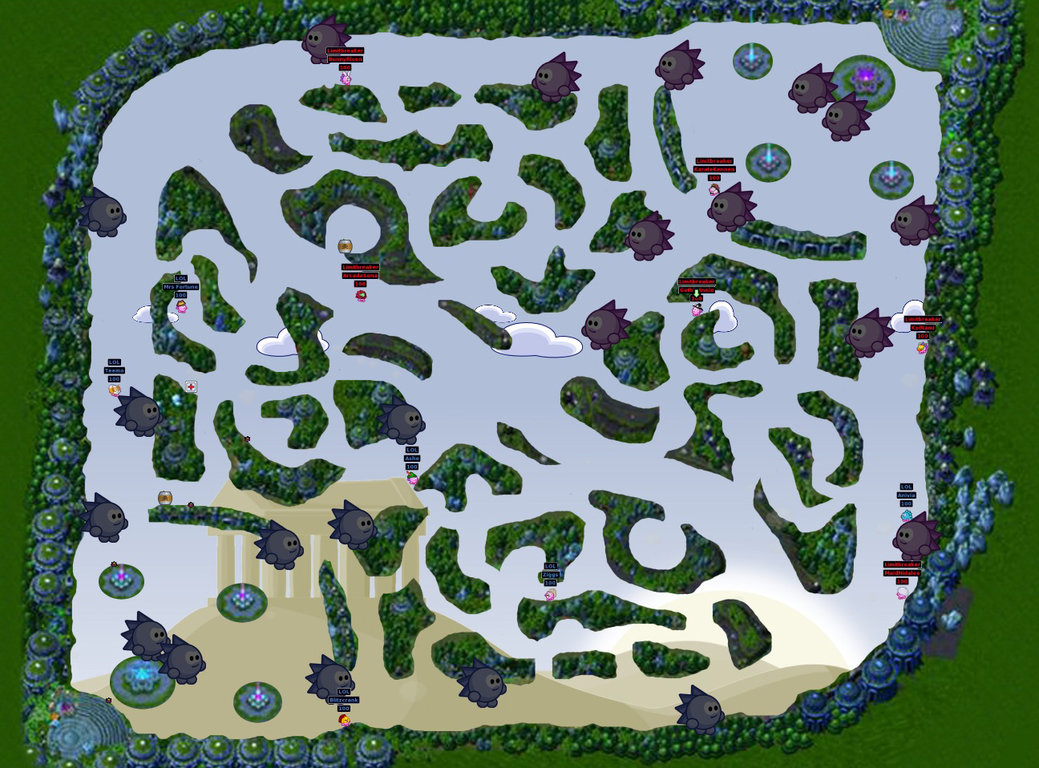Hedgewars Map Summoner S Rift Lol By Kujaex