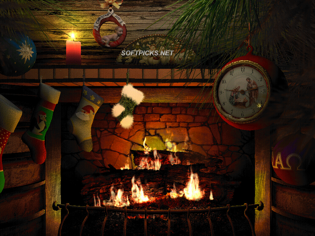 Fireside Christmas 3d Screensaver Catture Schermo Galleria Immagini
