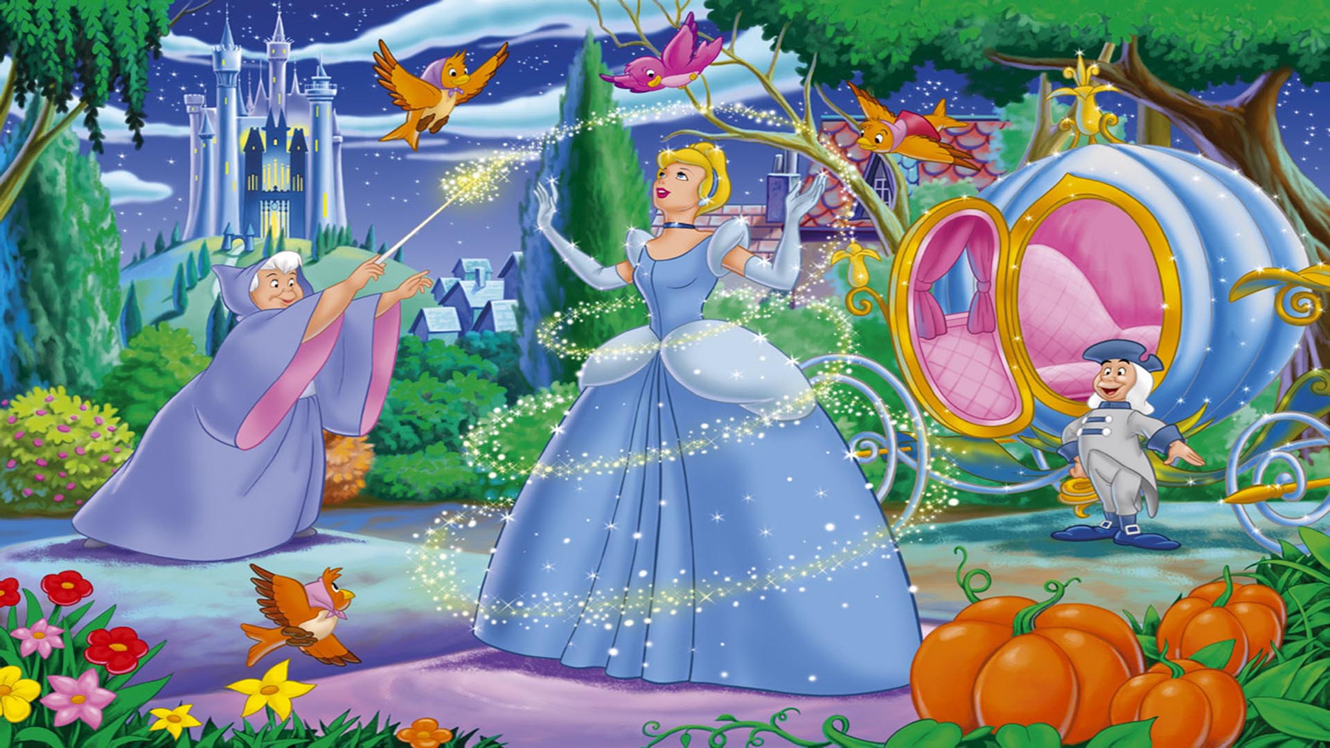 Cinderella Wallpaper HD Kinder Hintergrundbilder
