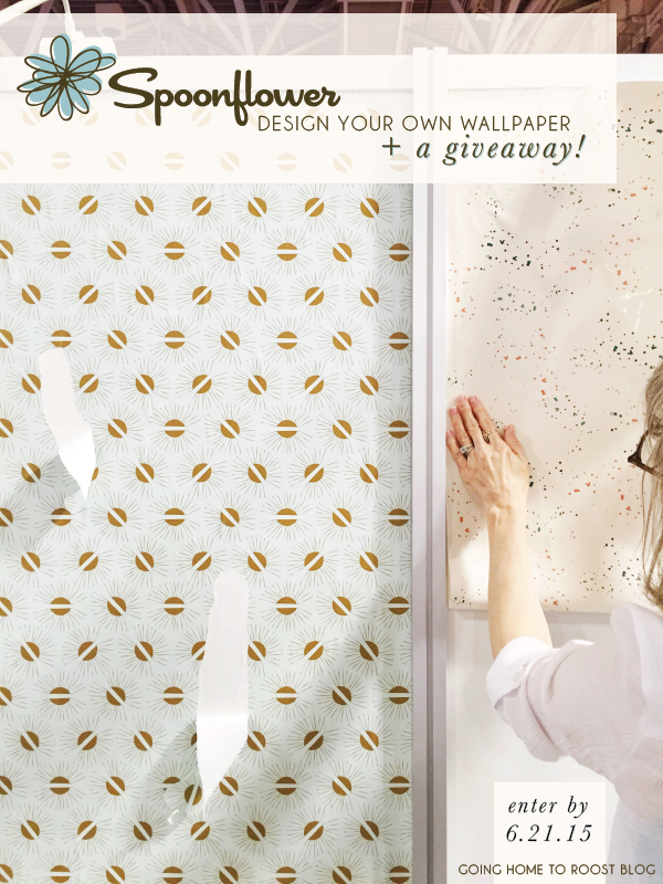 Design Your Own Spoonflower Wallpaper A Giveaway
