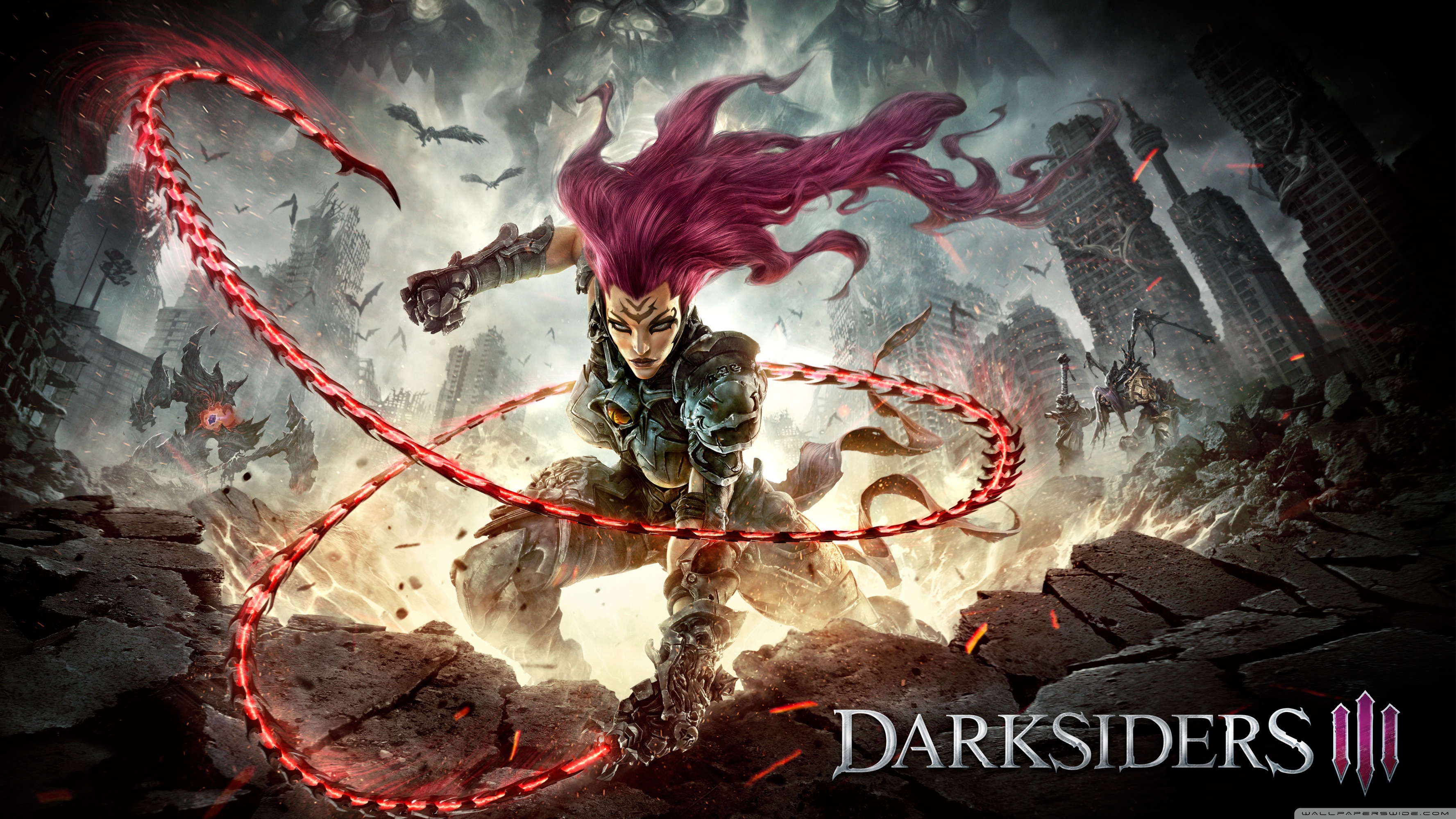 Fury Darksiders Iii 4k HD Desktop Wallpaper For Ultra Tv
