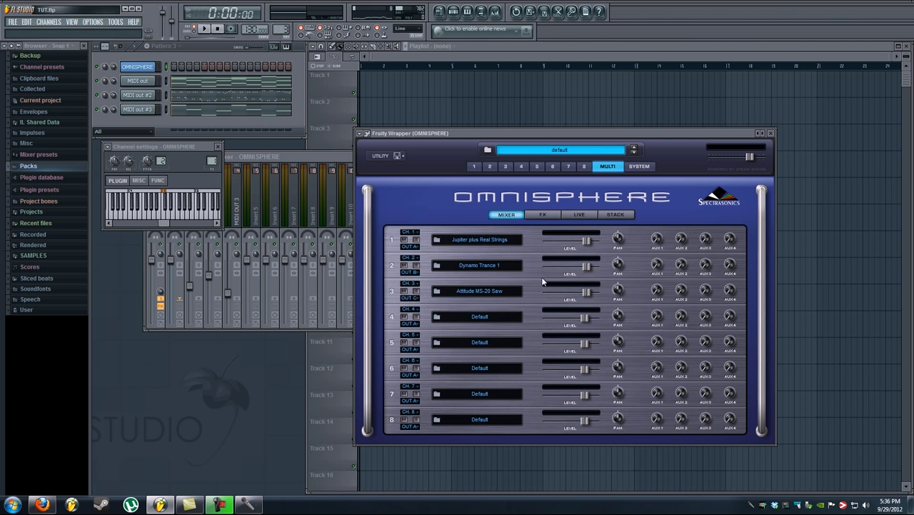 Omnisphere Multi Output Routing In Fl Studio Creating Trance