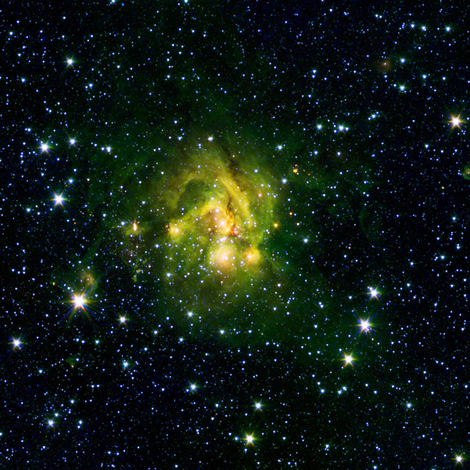 Shocking Outflow Nasa Spitzer Space Telescope