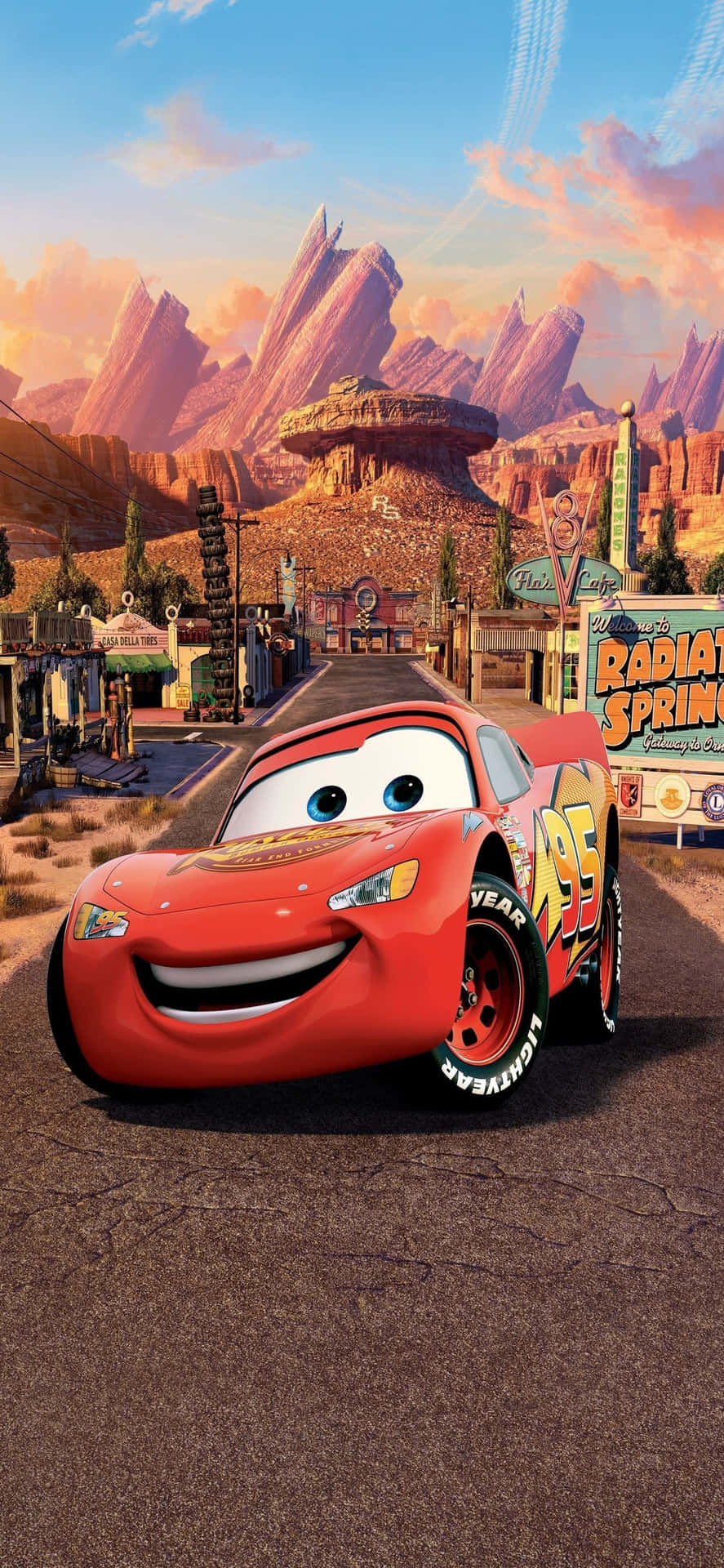 Professional Racer Mcqueen iPhone X Cars Background Wallpaper