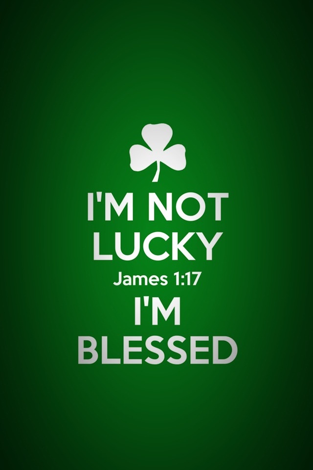 Not Lucky I M Blessed Christian iPhone Wallpaper Bible Lock