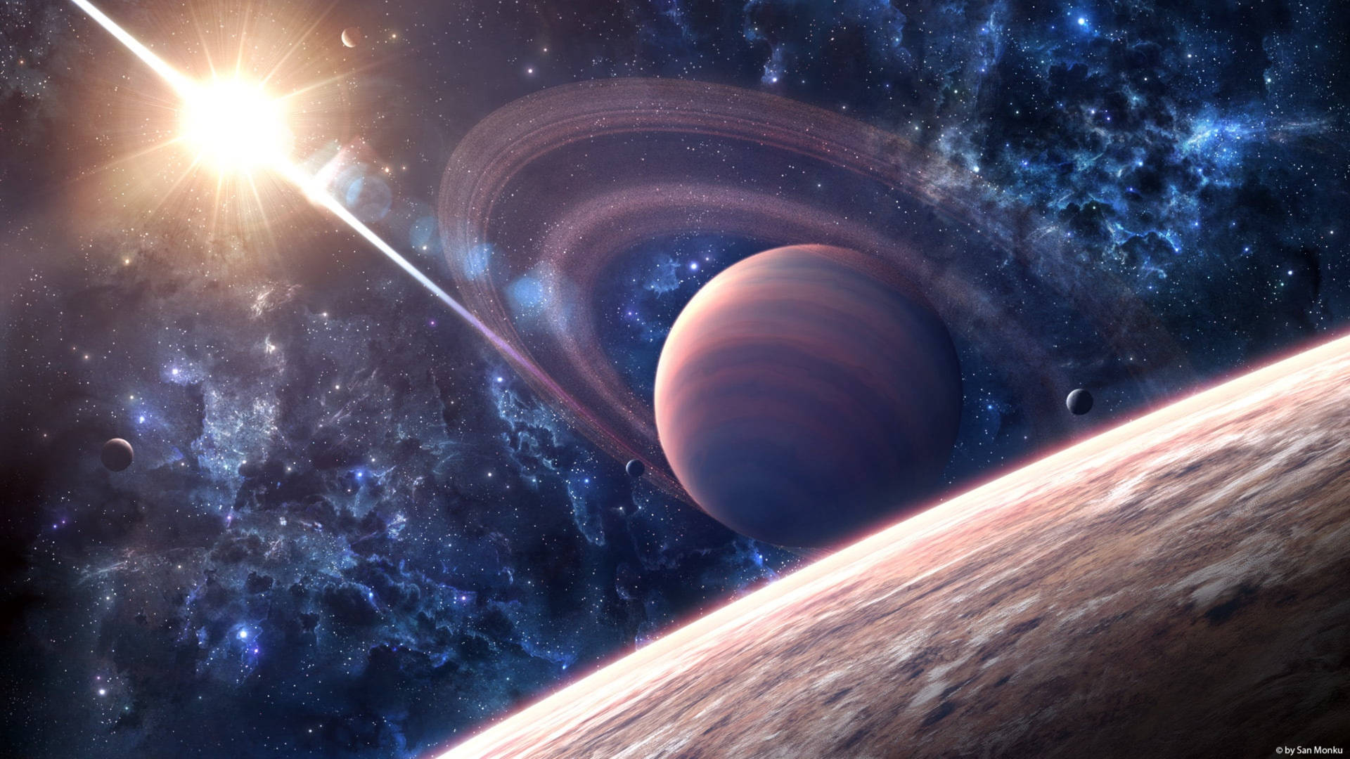Saturn 4k Wallpaper