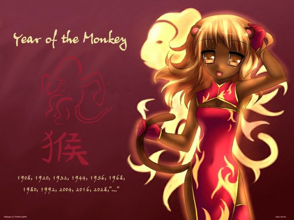 Year Of The Monkey Wallpaper By Themorningmist